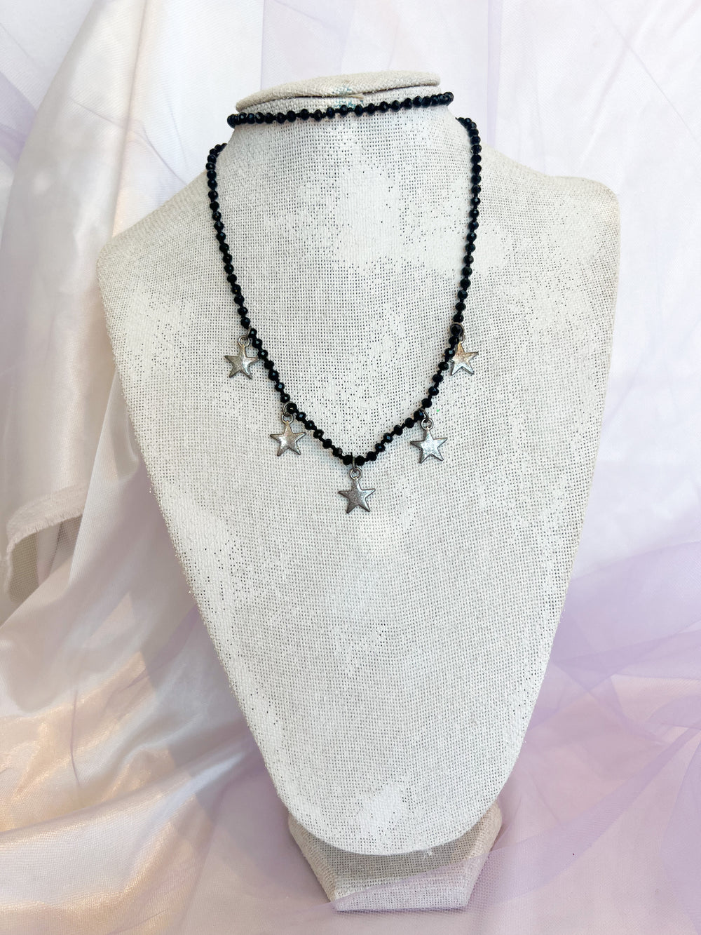 Star Beaded Long Necklace