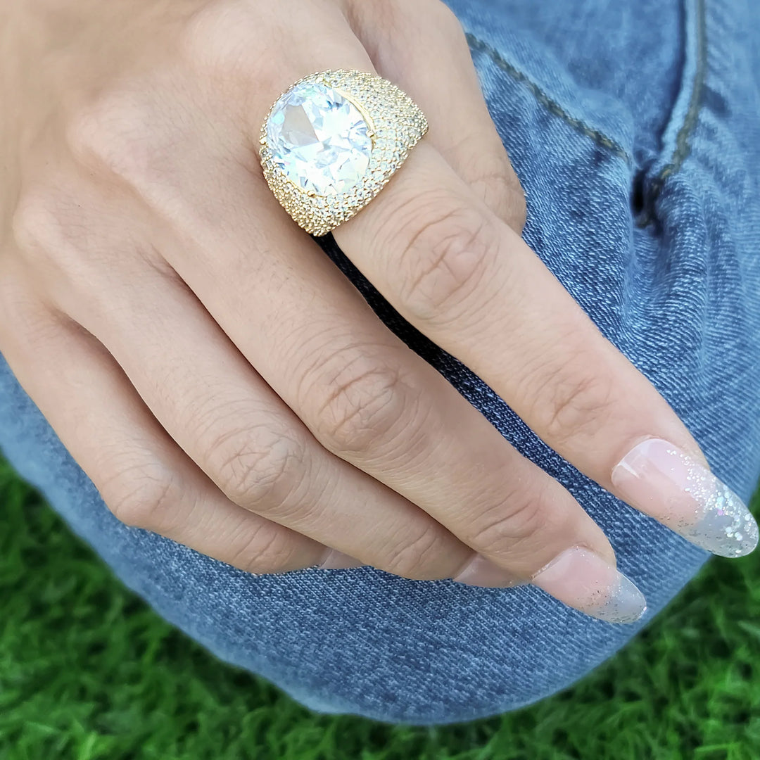 CZ Cocktail Ring