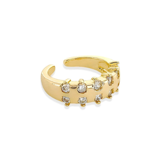 CZ Lined Ring, Gold