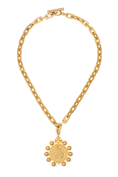 Honfleur Chain With Crowning Mary Medallion Gold